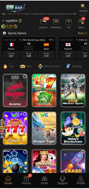 92bar game