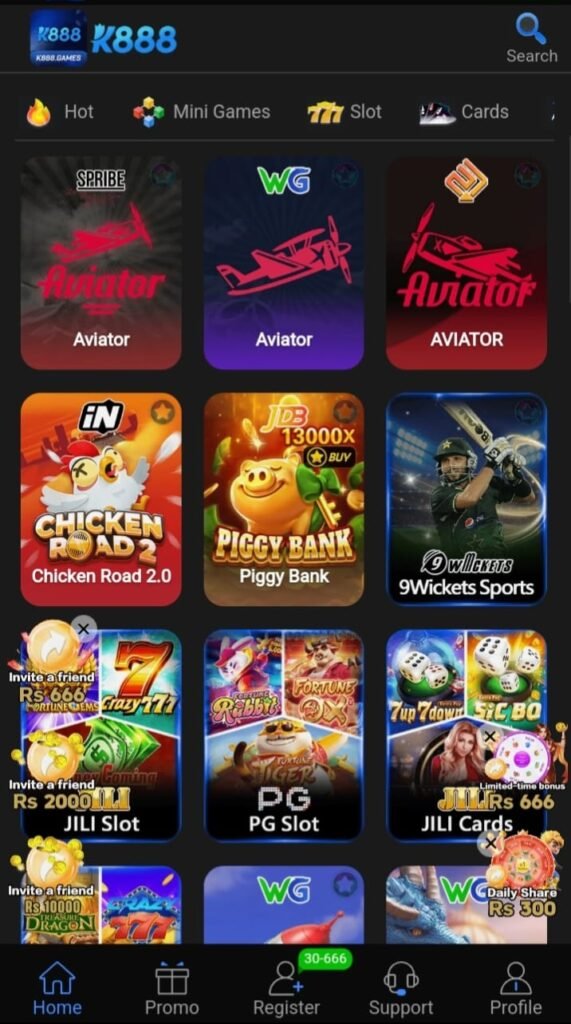 k888 game